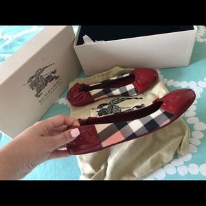 Burberry ballet shoes